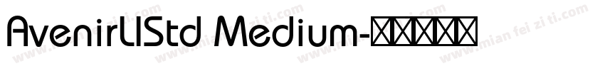 AvenirLIStd Medium字体转换